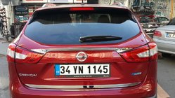 Nissan Qashqai 2014-2021 Listwa chromowana nad tablicą rejestracyjną (stal nierdzewna) Carmos - Turecka Stal Nierdzewna zdjęcia 4