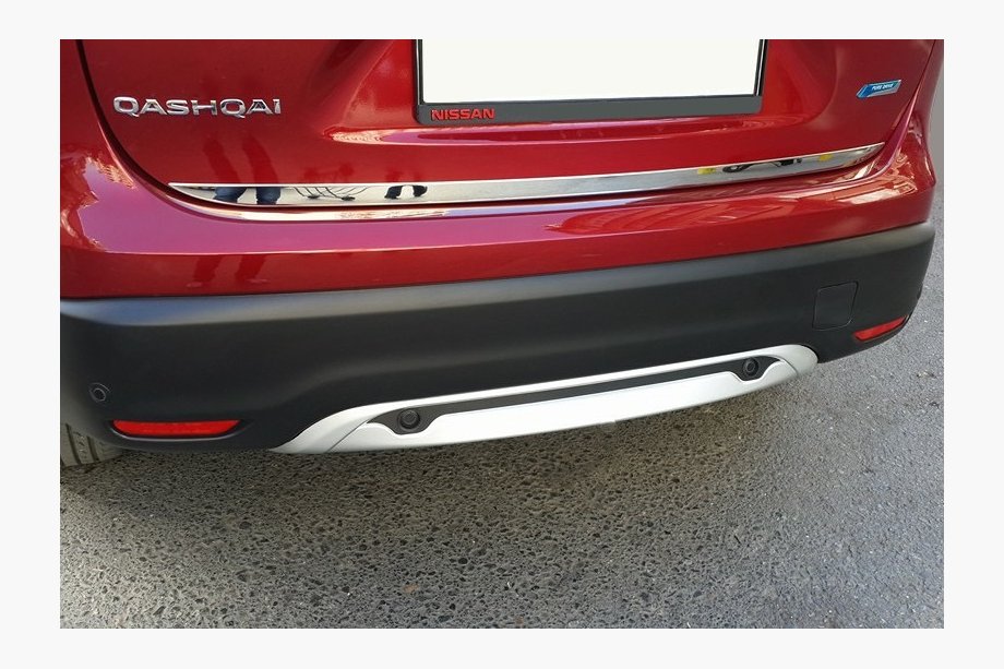 Nissan Qashqai 2014-2021 Listwa bagażnika stal nierdzewna Image