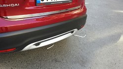 Nissan Qashqai 2014-2021 Listwa bagażnika stal nierdzewna zdjęcia 3