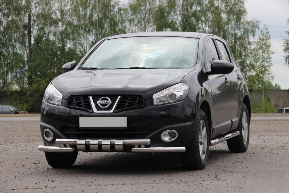Nissan Qashqai 2010-2014 Osłona Przednia ST009-15 (Stal Nierdzewna) Image