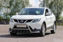 Nissan Qashqai 2014-2021 Przedni Pałąk WT003-Plus (Stal Nierdzewna) zdjęcia 1