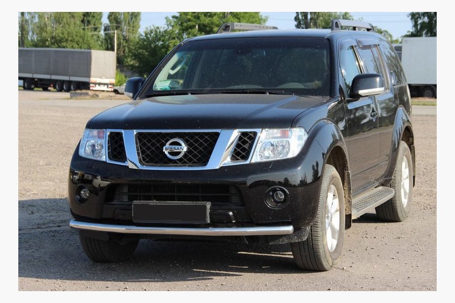 Nissan Pathfinder R51 2005-2014 Osłona Przednia ST008-1 (Stal Nierdzewna) Image