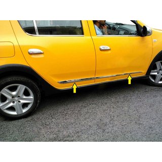 Listwy Drzwiowe Stal Nierdzewna (4 szt) Renault Sandero 2013-2022 zdjęcia 1