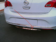 Opel Astra J 2009-2015 Listwa tylnego zderzaka stal nierdzewna zdjęcia 1