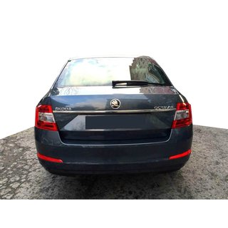 Listwa chromowana nad tablicą rejestracyjną (stal nierdzewna) Skoda Octavia III A7 2013-2019 zdjęcia 1