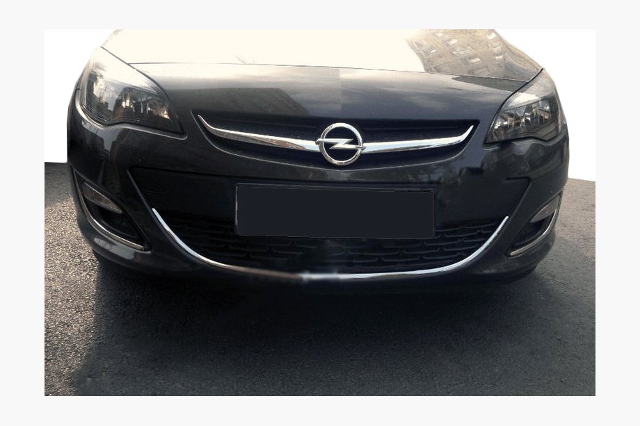 Opel Astra J 2009-2015 Nakładka na przedni zderzak ze stali nierdzewnej Image