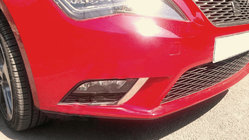 Seat Ibiza 2010-2017 Chromowane nakładki na światła przeciwmgielne (stal nierdzewna) zdjęcia 1
