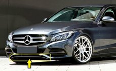 Mercedes C-class W205 2014-2021 WYPRZEDAŻ! Nakładka na Zderzak Tylny V2 (Stal Nierdzewna) zdjęcia 1