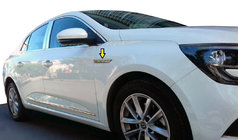 Renault Megane IV 2016-2025 Nakładka na błotnik 2016-2020 (stal nierdzewna) zdjęcia 1