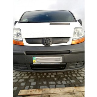 Zimowa środkowa osłona grilla (nad tablicą rejestracyjną) Renault Trafic 2001–2015 zdjęcia 3