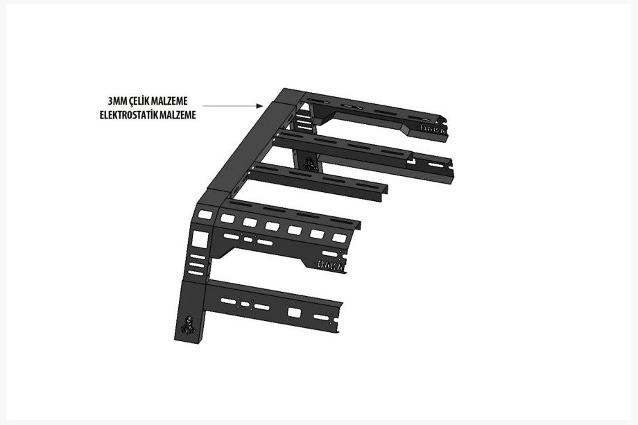 Mercedes X class 2017-2020 Rollbar z koszem Dakar (do rolet) Zdjęcia 3