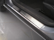 Opel Astra H 2004-2013 Nakładki na Progi Nataniko (4 szt., Stal Nierdzewna) Premium - Taśma 3M, 0.8 mm zdjęcia 1