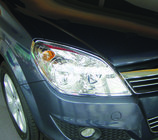 Opel Astra H 2004-2013 Nakladki na Reflektory (HB, 2 szt, plastik) zdjęcia 1