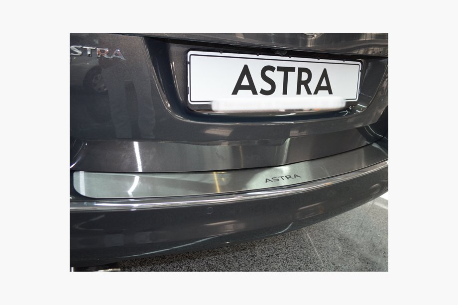 Opel Astra J 2009-2015 Nakładka na tylny zderzak Natanika (stal nierdzewna) Image