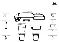 Toyota Camry 1991-1996 Nakładki na Deskę Rozdzielczą Drewno zdjęcia 2