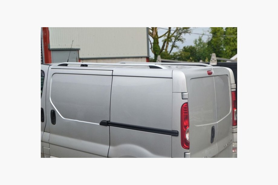 Opel Vivaro 2001–2015 Relingi dachowe Skyport (srebrne) Zdjęcia 4