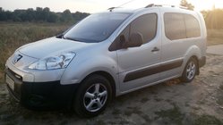 Peugeot Partner Tepee 2008-2018 Relingi Dachowe Chromowane zdjęcia 5