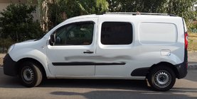 Renault Kangoo 2008–2020 Relingi Dachowe Chromowane Podstawa standardowa, plastikowe stopki zdjęcia 4