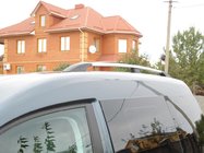 Volkswagen Caddy 2010-2015 Relingi Dachowe Chromowane zdjęcia 2