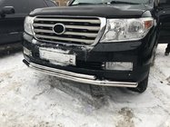 Toyota Land Cruiser 200 2007-2021 Przedni Pałąk ST014 (2007-2015 Stal Nierdzewna) 60mm x 60mm zdjęcia 1