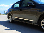 Peugeot 301 2012- Listwy drzwiowe (4 szt, stal nierdzewna) zdjęcia 1