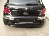 Peugeot 307 2001-2008 Tylny dolny spoiler (zagruntowany do malowania) zdjęcia 1