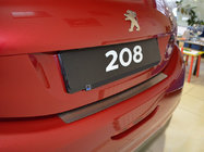 Peugeot 208 2012-2019 Nakładka na tylny zderzak Natanika (stal nierdzewna) zdjęcia 1