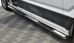 Volkswagen Crafter 2016- Rury Boczne (2 szt., Stal Nierdzewna) zdjęcia 1