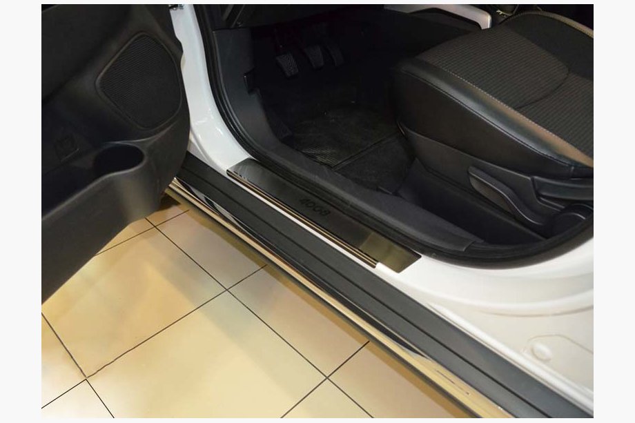 Peugeot 4008 2012-2017 Nakładki progowe stal nierdzewna NataNika Premium (4 szt.) Image