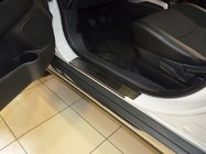 Peugeot 4008 2012-2017 Nakładki progowe stal nierdzewna NataNika Premium (4 szt.) zdjęcia 1