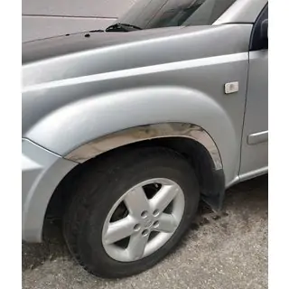 Nakładki na nadkola (4 szt, stal nierdzewna)