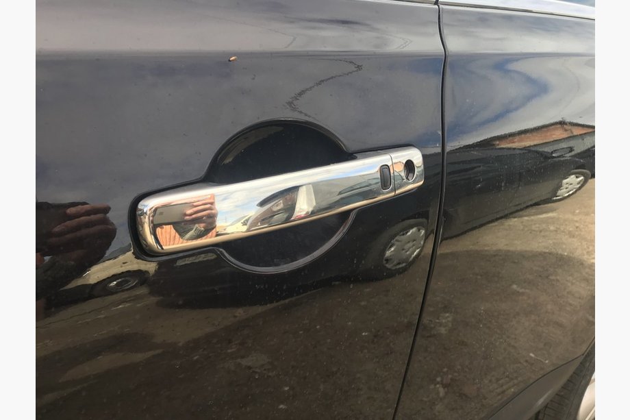 Nissan Qashqai 2010-2014 Chromowane Nakładki na Klamek Drzwi (4 szt, Stal Nierdzewna) Z chipem, Carmos - Stal turecka Image