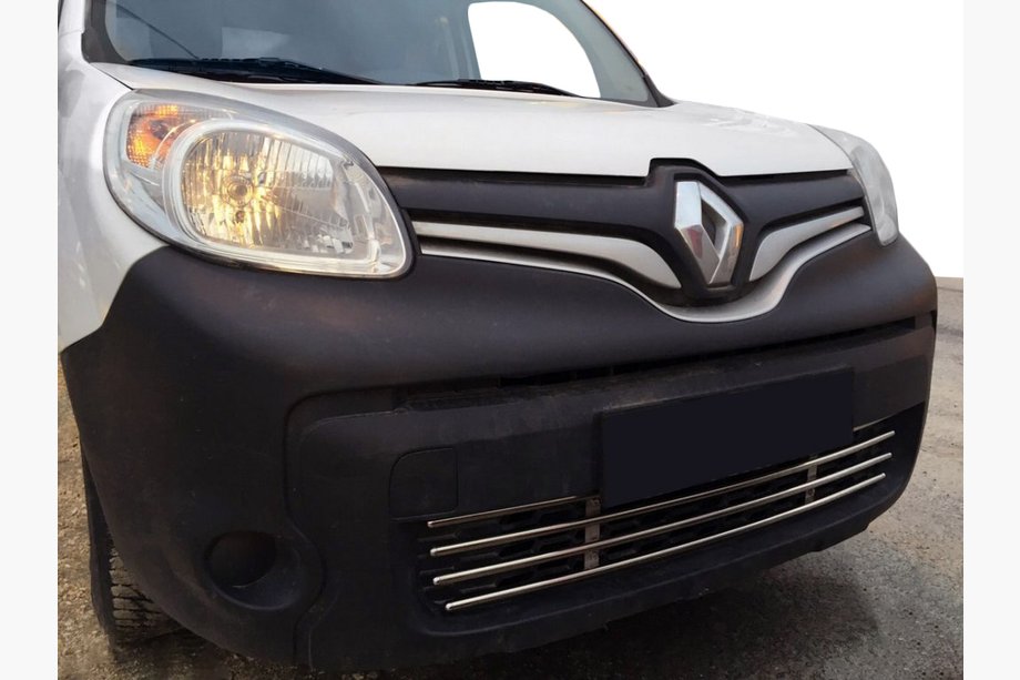 Renault Kangoo 2008–2020 Jednoczęściowa kratka zderzaka ze stali nierdzewnej Image