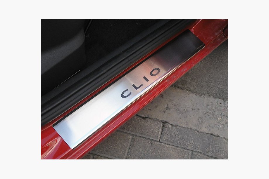 Renault Clio III 2005-2012 Nakładki na Progi Nataniko (4 szt., Stal Nierdzewna) Image