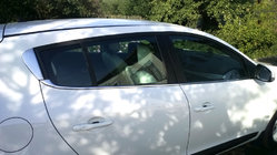 Renault Megane III 2009-2016 Dolne listwy okien (HB, 6 szt., stal nierdzewna) zdjęcia 1