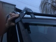 Renault Trafic 2001–2015 Daszek na przednia szybe (czarny polysk, 5mm) zdjęcia 4