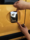 Renault Kangoo 1998-2008 Nakładki na Klamek Chromowane (Stal Nierdzewna) zdjęcia 2