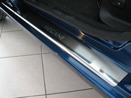 Renault Megane III 2009-2016 Nakładki na Progi Nataniko (4 szt., Stal Nierdzewna) Premium - Taśma 3M, 0.8 mm zdjęcia 1