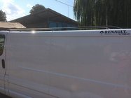 Renault Trafic 2001–2015 Relingi Dachowe Czarne Długie, plastikowe stopki zdjęcia 9