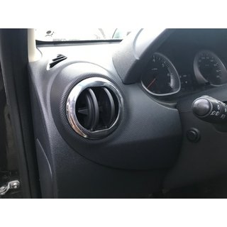 Obwódki nawiewów wewnętrznych (4 szt., stal nierdzewna) Dacia Duster 2008-2018 zdjęcia 2