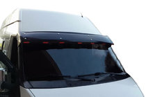 Ford Transit 2000–2014 Daszek na przednia szybe (czarny polysk, 5mm) zdjęcia 1