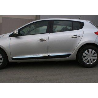 Listwy drzwiowe stal nierdzewna (HB, 4 szt) Renault Megane III 2009-2016 zdjęcia 4