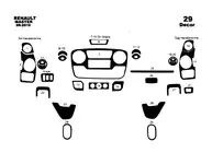 Opel Movano 2010-2021 Nakładki na deskę rozdzielczą (zestaw pełny) zdjęcia 2
