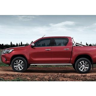 Listwy ozdobne okien nierdzewne (4 szt) Toyota Hilux 2015- zdjęcia 1