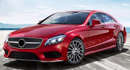 Mercedes CLS C218 2011-2018 Przedni grill z ramką 2014-2018 (Diamond Silver) zdjęcia 2