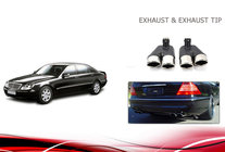 Mercedes S-class W220 1998-2005 Końcówki wydechu V1 (2 szt) zdjęcia 5