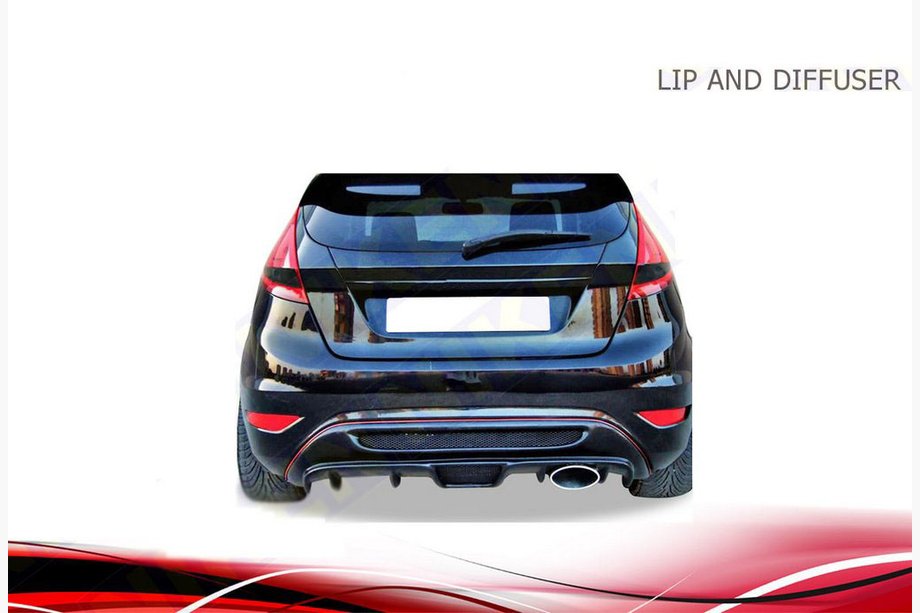 Ford Fiesta 2008-2017 Nakładka na tylny zderzak Niken (pod lakierowanie) Image