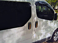 Nissan Primastar 2002-2014 Chromowane Nakładki na Klamek Drzwi (4 szt, Stal Nierdzewna) Carmos - Turecka Stal Nierdzewna zdjęcia 2
