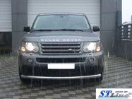 Range Rover Sport 2005-2013 Przedni pojedynczy orurowanie (stal nierdzewna) zdjęcia 2