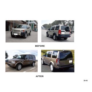 Zestaw liftingowy do Discovery 4 Land Rover Discovery III 2004–2009 zdjęcia 2